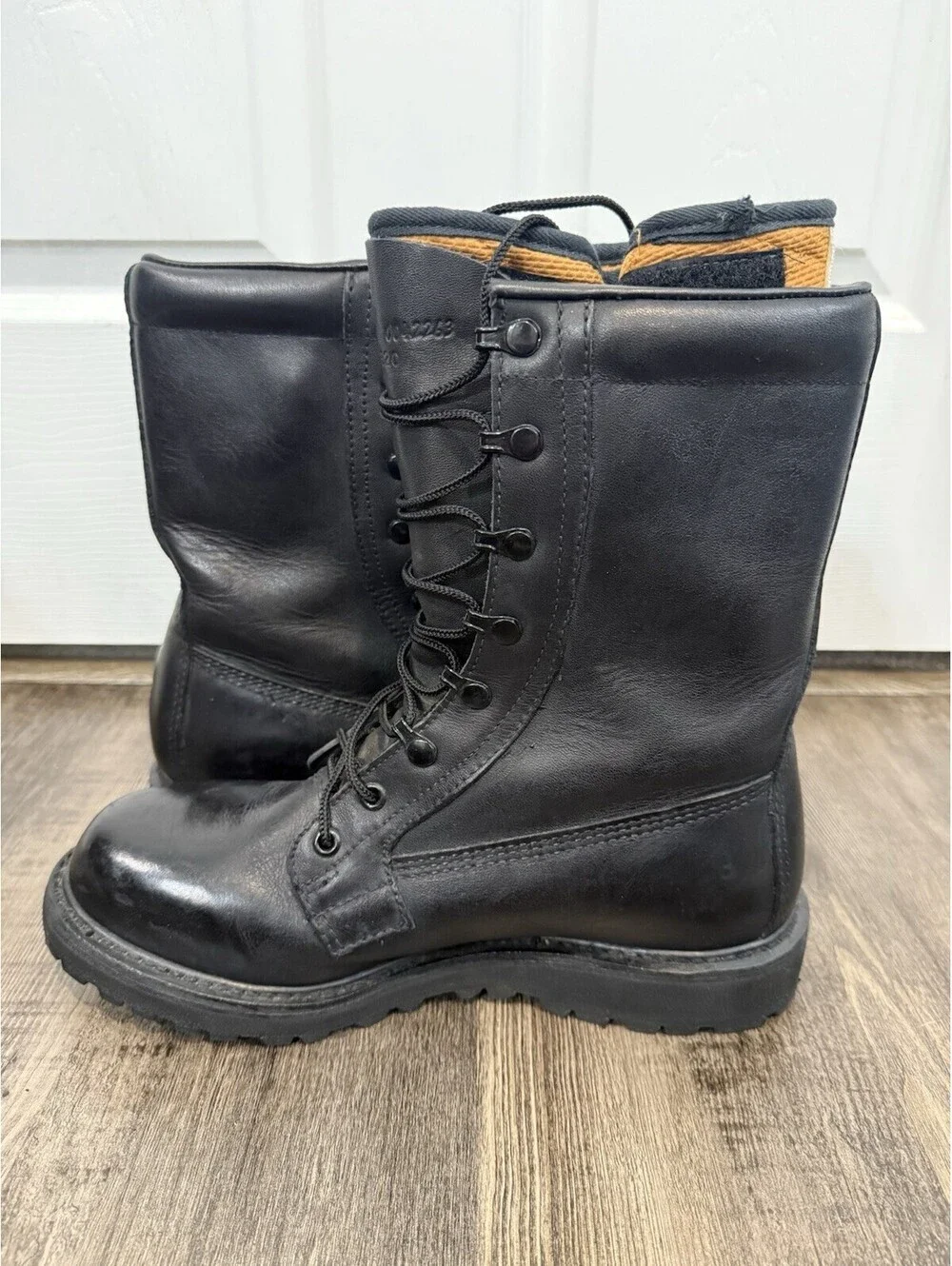 Belleville Tactical Black Leather Boots Size 7.5 W 261